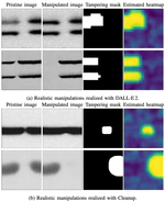 Localization of synthetic manipulations in Western blot images